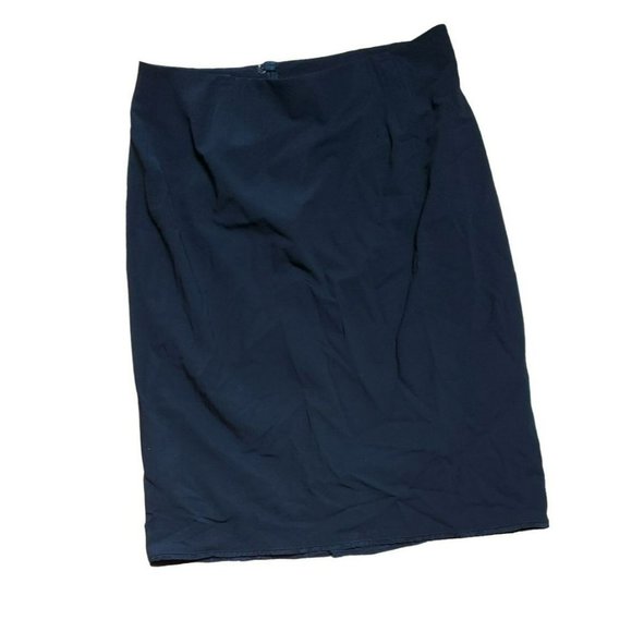 Escada Couture Black Women's Classic Wool Blend Pencil Skirt European 44 - Picture 1 of 3